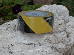  PL Taśma samoprzylepna żółto-czarna 10cm