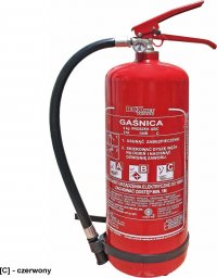  Boxmet BX-GP-4XABC-O - gaśnica proszkowa z opaską do gaszenia pożarów grupy ABC, 9 sekund - 4 kg.