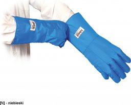  Scilabub RCRYOGLO - rękawice kriogeniczne, praca od -120 C do -190 C, oddychające, nieprzemakalne, bezszwowe, giętkie, elastyczne - dł. 37 cm S