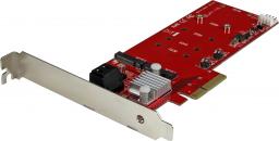 Kontroler StarTech PCIe x4 - 2x M.2 NGFF + 2x SATA III (PEXM2SAT3422)
