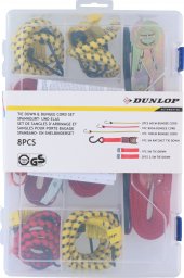 Dunlop Zestaw pasy transportowe gumy do bagażu walizki z napinaczem DUNLOP 8w1 uni