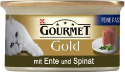  Nestle GOURMET GOLD 85g org.pate KACZKA SZPINAK