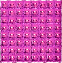  Inspiruj Ściana balonowa foliowa metaliczna kurtyna tło do fotobudki na Instagram balony na imprezę różowy