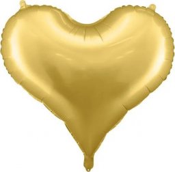 PartyDeco Balon foliowy w kształcie serca serce złote na hel