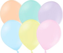 PartyDeco Balony lateksowe na hel pastelowe kolorowe 100 szt