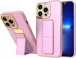  New Kickstand Case etui do iPhone 12 z podstawką różowy