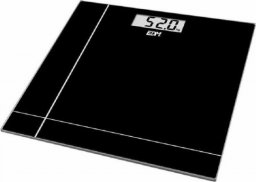 Waga łazienkowa EDM Cyfrowa Waga Łazienkowa EDM Szkło Czarny 180 kg (26 x 26 x 2 cm)