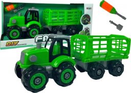  LeanToys Traktor Do Rozkręcania Zielony DIY Śrubokręt