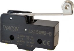  Tracon Electric Łącznik krańcowy z dźwignią sprężynową i rolką LS15GW2-B