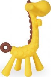  Gryzak silikonowy na ząbkowanie żółta żyrafa