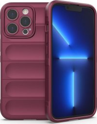  Hurtel Magic Shield Case etui do iPhone 13 Pro Max elastyczny pancerny pokrowiec burgundowy