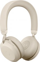 Słuchawka Jabra Jabra Evolve2 75 Zestaw słuchawkowy Bezprzewodowy Opaska na głowę Biuro/centrum telefoniczne Bluetooth Beżowy