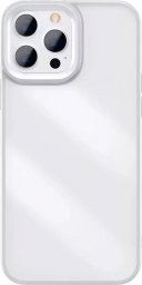  Baseus Baseus Crystal Phone Case pancerne etui do iPhone 13 Pro z żelową ramką szary (ARJT000413)
