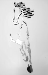 details ozdoby na ścianę 3d koń dekoracja pleksi lustro