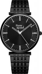 Zegarek Pierre Ricaud Pierre Ricaud P91038.B114Q Zegarek Czarny Niemiecka Jakość