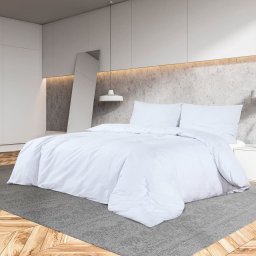 vidaXL vidaXL Zestaw pościeli, biały, 155x220 cm, bawełna