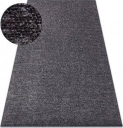  Dywany Łuszczów Dywan FLORENCE 24021 Jednolity, glamour, płasko tkany, frędzle - antracyt, 175x270 cm