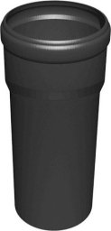 Almeva STARR Rura z kielichem 0,5mb, DN 80 UV Stabilna Czarna