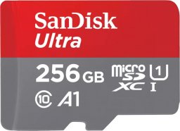 Karta SanDisk Ultra MicroSDXC 256 GB Class 10 UHS-I/U1 A1  (SDSQUAC-256G-GN6MA)