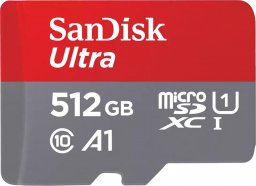 Karta SanDisk Ultra MicroSDXC 512 GB Class 10 UHS-I/U1 A1  (SDSQUAC-512G-GN6MA)