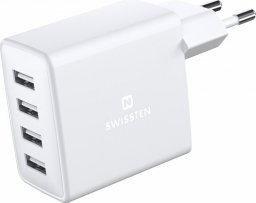 Ładowarka Swissten 4x USB-A 2.4 A (22053100)