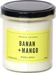  Cup&You Duża świeca sojowa BANAN+MANGO 300ml słodki zapach