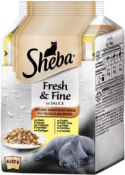 Sheba Fresh&Fine mix smaków 6x50g