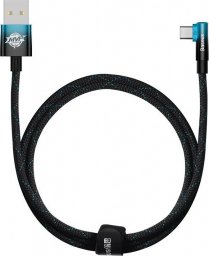 Kabel USB Baseus USB-A - USB-C 1 m Czarno-niebieski (CAVP000421)