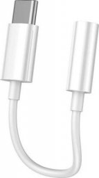 Kabel USB Vipfan USB-C - mini Jack 3.5 mm 0.1 m Biały (6971952433823)