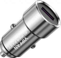 Ładowarka Vipfan Ładowarka samochodowa Vipfan C07, USB, 5A (srebrna)