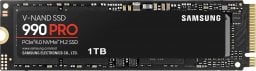 Dysk SSD Samsung 990 PRO 1TB M.2 2280 PCI-E x4 Gen4 NVMe (MZ-V9P1T0BW)