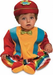 BigBuy Kids Kostium dla Niemowląt Clown 7-12 miesięcy