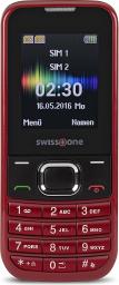 Telefon komórkowy Swisstone Dual SIM Czerwono-czarny