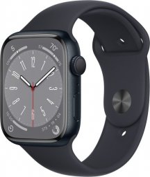 Smartwatch Apple Watch 8 GPS + Cellular 41mm Midnight Alu Sport Granatowy  (MNHV3WB/A                      )
