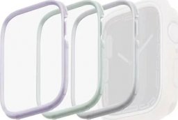  Uniq Ramka UNIQ do etui Moduo Apple Watch 4/5/6/7/8/SE 40/41mm Szałwiowy-Lillak-Biały/Sage-Lilac-White [3 PACK]