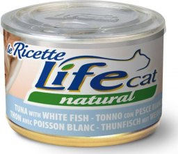  Life Pet Care LIFE CAT pusz.150g TUNA + WHITE FISH LA RICETTE /24