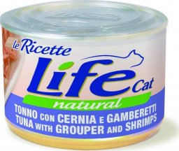 Life Pet Care LIFE CAT pusz.150g TUNA+GROUPER+SHRIMPS LA RICETTE /24