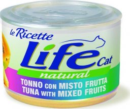 Life Pet Care LIFE CAT pusz.150g TUNA + MIX FRUITS LA RICETTE /24