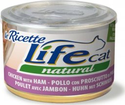 Life Pet Care LIFE CAT pusz.150g CHICKEN + HAM + BEANS LA RICETTE /24