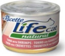 Life Pet Care LIFE CAT pusz.150g TUNA + SHRIMPS LA RICETTE /24