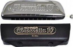 HOHNER Harmonijka ustna Chrometta 253/40 10 C