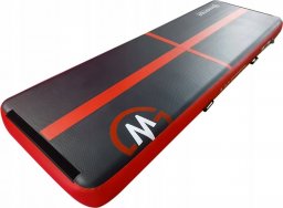 Master Dmuchany materac gimnastyczny MAS-B862-Black-Red 300 cm x 100 cm x 20 cm czarna