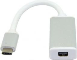 Adapter USB MicroConnect USB-C - DisplayPort Mini Biały  (USB3.1CMDPW)