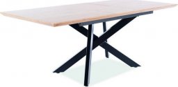  SIGNAL MEBLE Stół rozkładany CAPITOL 160(200)X90 dąb/czarny SIGNAL