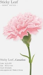  Appree Kartki samoprzylepne - goździk różowy