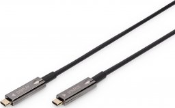Kabel USB Digitus USB-C - USB-C 15 m Czarny (AK-330160-150-S)