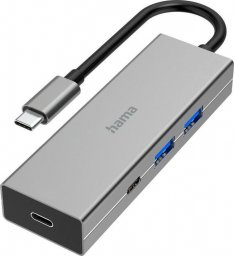 HUB USB Hama 2x USB-C  + 2x USB-A 3.2 Gen1 (002001360000)