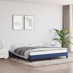  vidaXL vidaXL Rama łóżka, niebieska, 180x200 cm, obita tkaniną