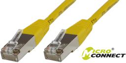  MicroConnect Patchcord S/FTP, CAT6, LSZH, 5m, żółty (SSTP605Y)