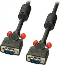Kabel Lindy D-Sub (VGA) - D-Sub (VGA) 30m czarny (36380)